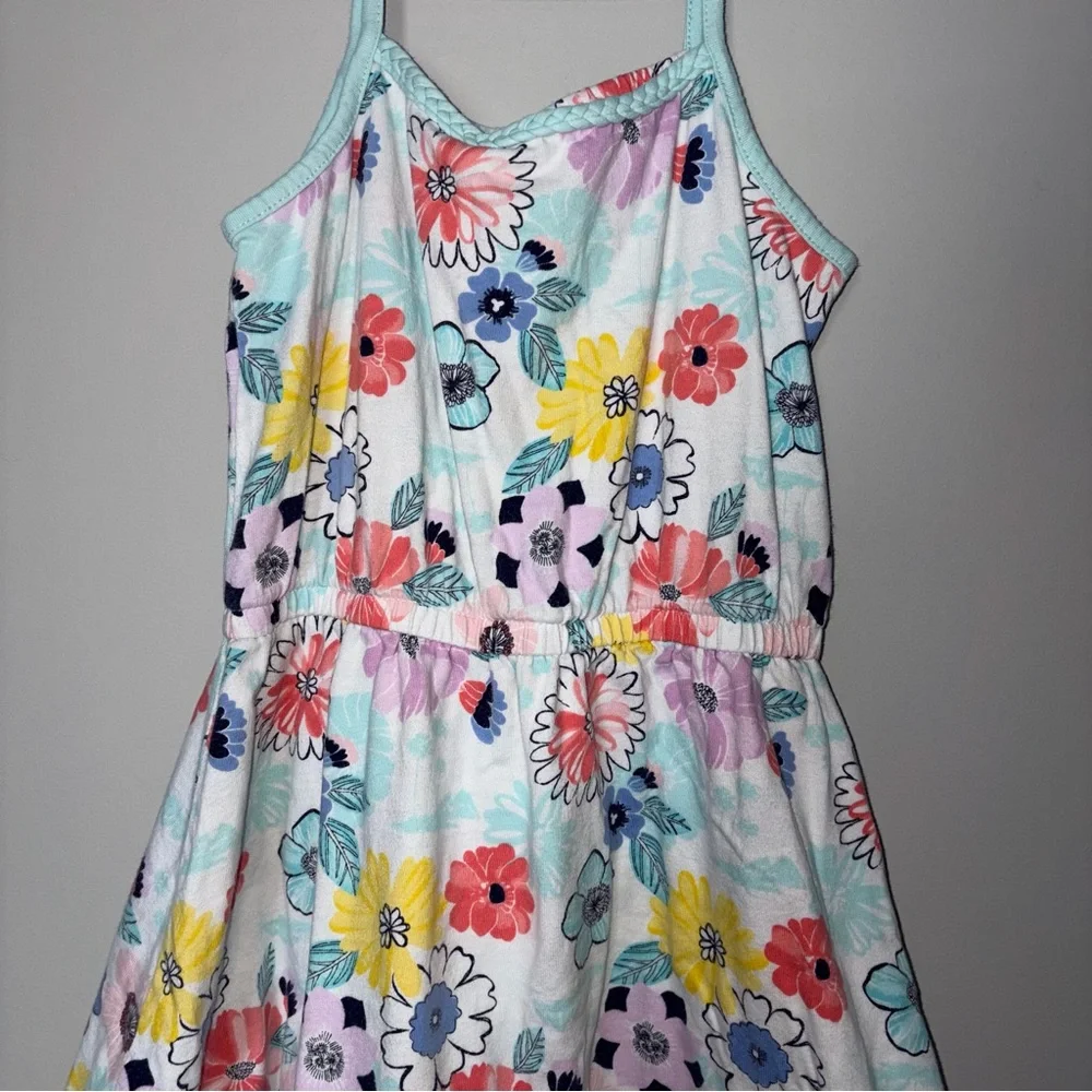 Floral Kids Dress with Straps